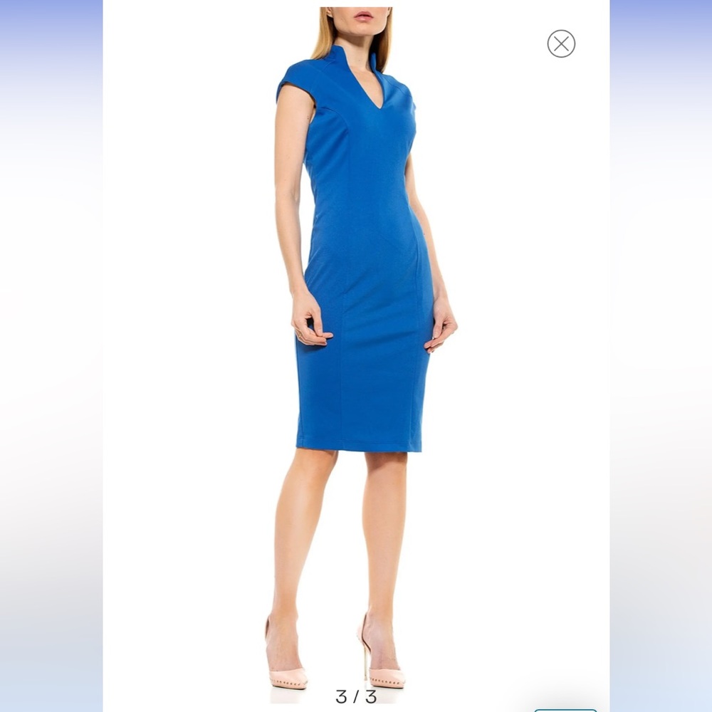 Cap Sleeve Midi Dress/ Classy Sheet Dress